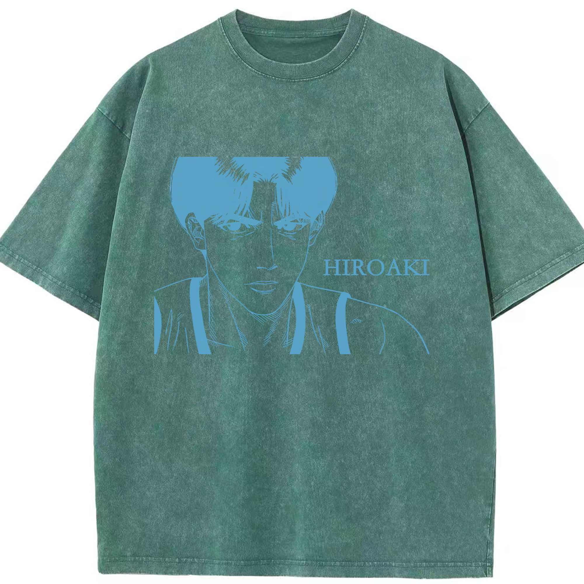 （画像用） SLAM DUNK／スラムダンク 綿100% ヴィンテージ風 半袖Tシャツ（フロントプリント）